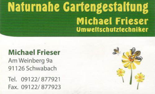 Frieser Gärten Ihr Gärtner in Schwabach